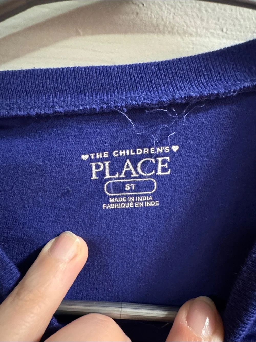 The Children's Place Royal Blue Long-Sleeve Tee with Crayon Heart